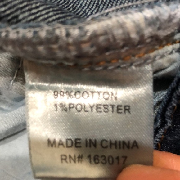 Princess Polly Wide Leg Cargo Jeans Size US 4 Dark Blue - Picture 10 of 11